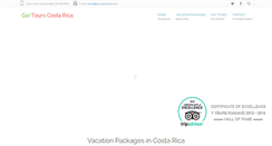 Desktop Screenshot of gotourscostarica.com